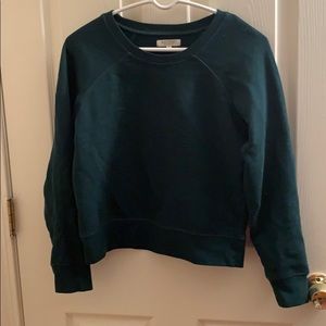 Madewell green sweatshirt
